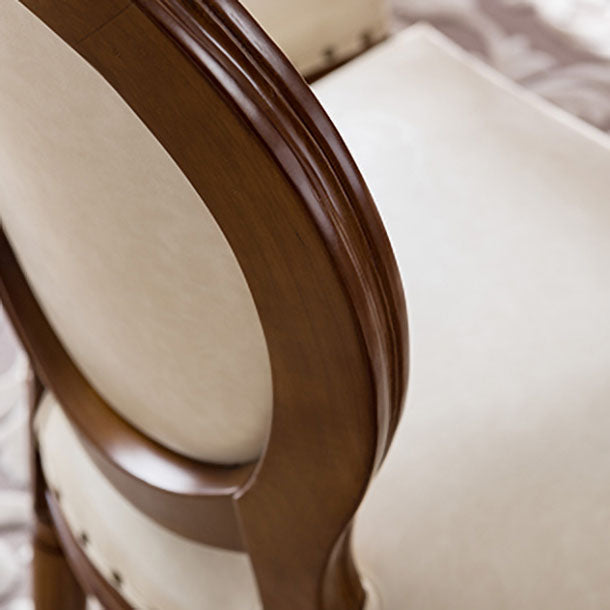 Wooden Dining Side Chairs Victorian Style King Louis Back Side Chair, 20'' Wide Clearhalo ' kitchen&dining_furn' 'Dining Chairs' 'Dining Tables & Seating' 'dining_chair' 'furn' 'furn_dining_chair' 'Furniture' 'furniture_dining_chair' 'Kitchen & Dining Furniture' 'kitchen' 3671598