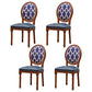 Wooden Dining Side Chairs Victorian Style King Louis Back Side Chair, 20'' Wide Blue 4 Piece Set Clearhalo ' kitchen&dining_furn' 'Dining Chairs' 'Dining Tables & Seating' 'dining_chair' 'furn' 'furn_dining_chair' 'Furniture' 'furniture_dining_chair' 'Kitchen & Dining Furniture' 'kitchen' 3671601