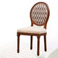 Wooden Dining Side Chairs Victorian Style King Louis Back Side Chair, 20'' Wide Off-White 1 Piece Clearhalo ' kitchen&dining_furn' 'Dining Chairs' 'Dining Tables & Seating' 'dining_chair' 'furn' 'furn_dining_chair' 'Furniture' 'furniture_dining_chair' 'Kitchen & Dining Furniture' 'kitchen' 3671605