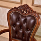 Leather High Back Dining Side Chair Kitchen Side Chair with Solid Wood Legs Clearhalo ' kitchen&dining_furn' 'Dining Chairs' 'Dining Tables & Seating' 'dining_chair' 'furn' 'furn_dining_chair' 'Furniture' 'furniture_dining_chair' 'Kitchen & Dining Furniture' 'kitchen' 3671623