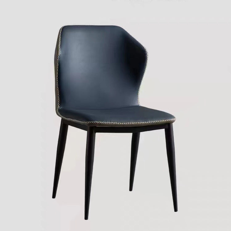 Scandinavian Home Side Chair Indoor Wingback Metal Armless Dining Room Chair Clearhalo ' kitchen&dining_furn' 'Dining Chairs' 'Dining Tables & Seating' 'dining_chair' 'furn' 'furn_dining_chair' 'Furniture' 'furniture_dining_chair' 'Kitchen & Dining Furniture' 'kitchen' 3671645