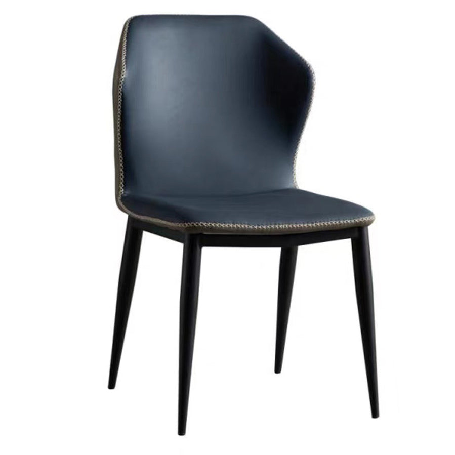 Scandinavian Home Side Chair Indoor Wingback Metal Armless Dining Room Chair Clearhalo ' kitchen&dining_furn' 'Dining Chairs' 'Dining Tables & Seating' 'dining_chair' 'furn' 'furn_dining_chair' 'Furniture' 'furniture_dining_chair' 'Kitchen & Dining Furniture' 'kitchen' 3671648