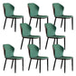 Scandinavian Home Side Chair Indoor Wingback Metal Armless Dining Room Chair Green 8 Piece Set Clearhalo ' kitchen&dining_furn' 'Dining Chairs' 'Dining Tables & Seating' 'dining_chair' 'furn' 'furn_dining_chair' 'Furniture' 'furniture_dining_chair' 'Kitchen & Dining Furniture' 'kitchen' 3671658