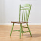 Country Solid Wood Square Dining Chair Slat Back Dining Side Armless Chair Green 1 Piece Clearhalo ' kitchen&dining_furn' 'Dining Chairs' 'Dining Tables & Seating' 'dining_chair' 'furn' 'furn_dining_chair' 'Furniture' 'furniture_dining_chair' 'Kitchen & Dining Furniture' 'kitchen' 3671729