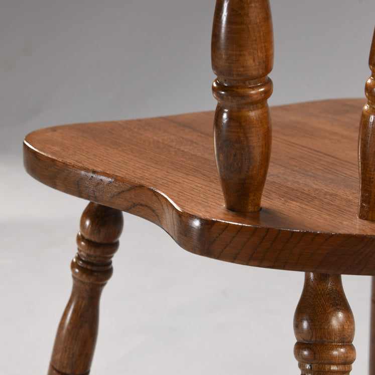 Country Solid Wood Square Dining Chair Slat Back Dining Side Armless Chair Clearhalo ' kitchen&dining_furn' 'Dining Chairs' 'Dining Tables & Seating' 'dining_chair' 'furn' 'furn_dining_chair' 'Furniture' 'furniture_dining_chair' 'Kitchen & Dining Furniture' 'kitchen' 3671735