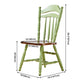 Country Solid Wood Square Dining Chair Slat Back Dining Side Armless Chair Clearhalo ' kitchen&dining_furn' 'Dining Chairs' 'Dining Tables & Seating' 'dining_chair' 'furn' 'furn_dining_chair' 'Furniture' 'furniture_dining_chair' 'Kitchen & Dining Furniture' 'kitchen' 3671738