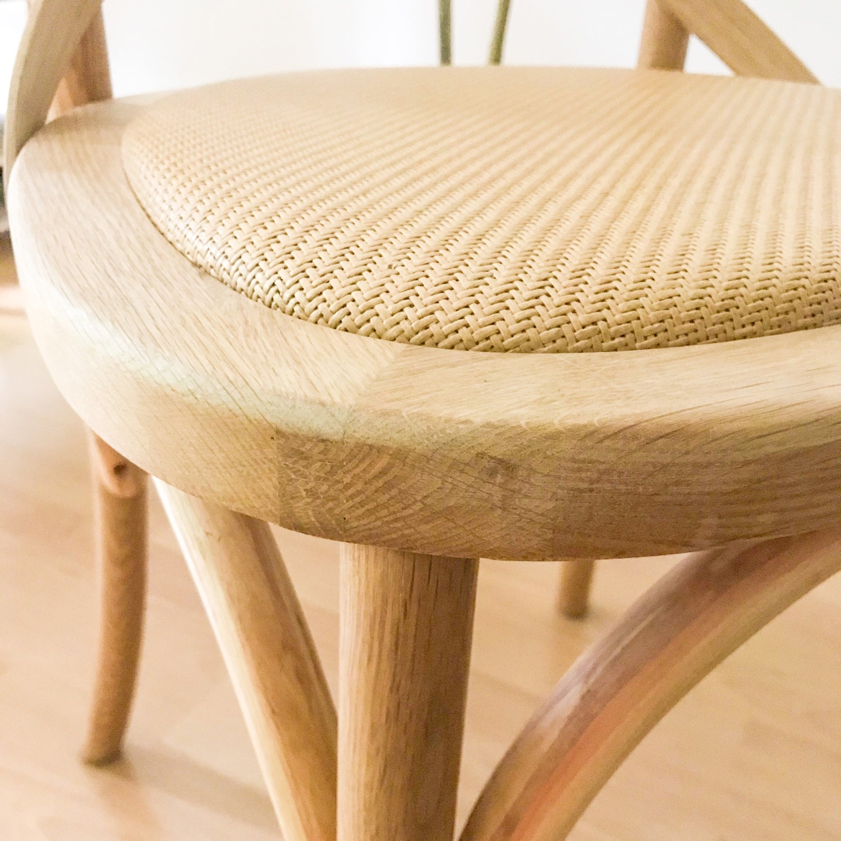 Country Style Square Dining Chair Kitchen Cross Back Dining Side Chair Clearhalo ' kitchen&dining_furn' 'Dining Chairs' 'Dining Tables & Seating' 'dining_chair' 'furn' 'furn_dining_chair' 'Furniture' 'furniture_dining_chair' 'Kitchen & Dining Furniture' 'kitchen' 3671750