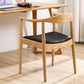 Scandinavian Style Wood Dining Side Chair Home Open Back Dining Side Chair with Arm Clearhalo ' kitchen&dining_furn' 'Dining Chairs' 'Dining Tables & Seating' 'dining_chair' 'furn' 'furn_dining_chair' 'Furniture' 'furniture_dining_chair' 'Kitchen & Dining Furniture' 'kitchen' 3671756