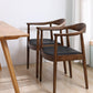 Scandinavian Style Wood Dining Side Chair Home Open Back Dining Side Chair with Arm Clearhalo ' kitchen&dining_furn' 'Dining Chairs' 'Dining Tables & Seating' 'dining_chair' 'furn' 'furn_dining_chair' 'Furniture' 'furniture_dining_chair' 'Kitchen & Dining Furniture' 'kitchen' 3671770