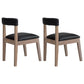 Country Style Solid Wood Dining Room Chair Armless Open Back Dining Side Chair for Home Use Black 2 Piece Set Clearhalo ' kitchen&dining_furn' 'Dining Chairs' 'Dining Tables & Seating' 'dining_chair' 'furn' 'furn_dining_chair' 'Furniture' 'furniture_dining_chair' 'Kitchen & Dining Furniture' 'kitchen' 3671782
