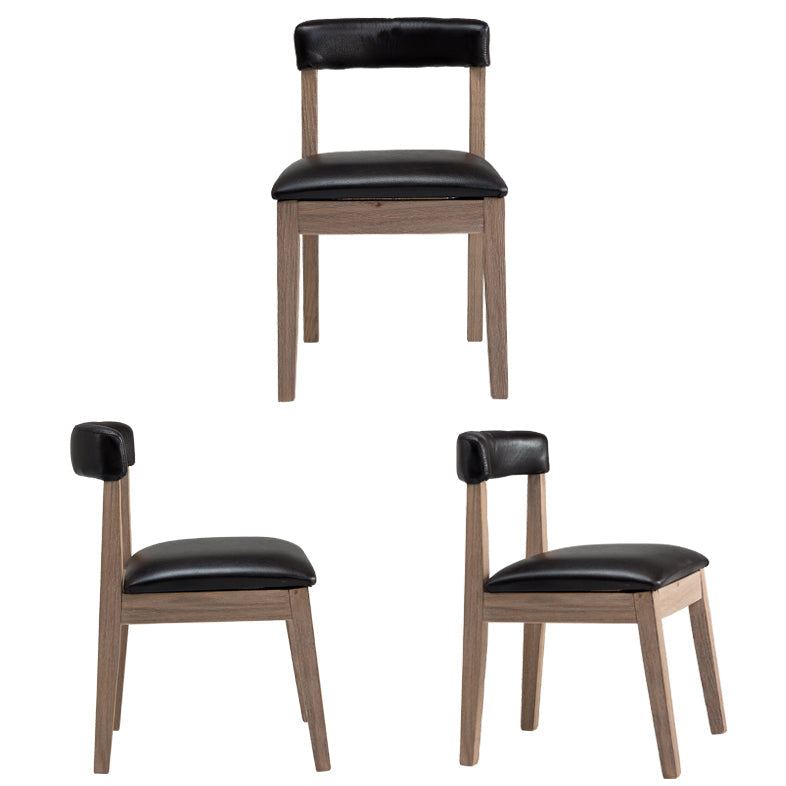 Country Style Solid Wood Dining Room Chair Armless Open Back Dining Side Chair for Home Use Clearhalo ' kitchen&dining_furn' 'Dining Chairs' 'Dining Tables & Seating' 'dining_chair' 'furn' 'furn_dining_chair' 'Furniture' 'furniture_dining_chair' 'Kitchen & Dining Furniture' 'kitchen' 3671786