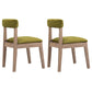 Country Style Solid Wood Dining Room Chair Armless Open Back Dining Side Chair for Home Use Green 2 Piece Set Clearhalo ' kitchen&dining_furn' 'Dining Chairs' 'Dining Tables & Seating' 'dining_chair' 'furn' 'furn_dining_chair' 'Furniture' 'furniture_dining_chair' 'Kitchen & Dining Furniture' 'kitchen' 3671792