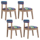 Country Style Solid Wood Dining Room Chair Armless Open Back Dining Side Chair for Home Use Camouflage 4 Piece Set Clearhalo ' kitchen&dining_furn' 'Dining Chairs' 'Dining Tables & Seating' 'dining_chair' 'furn' 'furn_dining_chair' 'Furniture' 'furniture_dining_chair' 'Kitchen & Dining Furniture' 'kitchen' 3671807