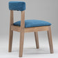 Country Style Solid Wood Dining Room Chair Armless Open Back Dining Side Chair for Home Use Ocean Blue 1 Piece Clearhalo ' kitchen&dining_furn' 'Dining Chairs' 'Dining Tables & Seating' 'dining_chair' 'furn' 'furn_dining_chair' 'Furniture' 'furniture_dining_chair' 'Kitchen & Dining Furniture' 'kitchen' 3671808
