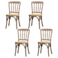 Wood Farmhouse Side Chair Slat Back Weathered Dining Side Chair for Restaurant Grey 4 Piece Set Clearhalo ' kitchen&dining_furn' 'Dining Chairs' 'Dining Tables & Seating' 'dining_chair' 'furn' 'furn_dining_chair' 'Furniture' 'furniture_dining_chair' 'Kitchen & Dining Furniture' 'kitchen' 3671842
