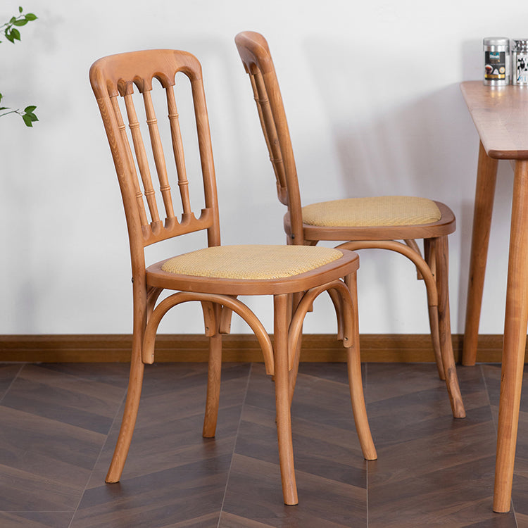 Wood Farmhouse Side Chair Slat Back Weathered Dining Side Chair for Restaurant Clearhalo ' kitchen&dining_furn' 'Dining Chairs' 'Dining Tables & Seating' 'dining_chair' 'furn' 'furn_dining_chair' 'Furniture' 'furniture_dining_chair' 'Kitchen & Dining Furniture' 'kitchen' 3671843