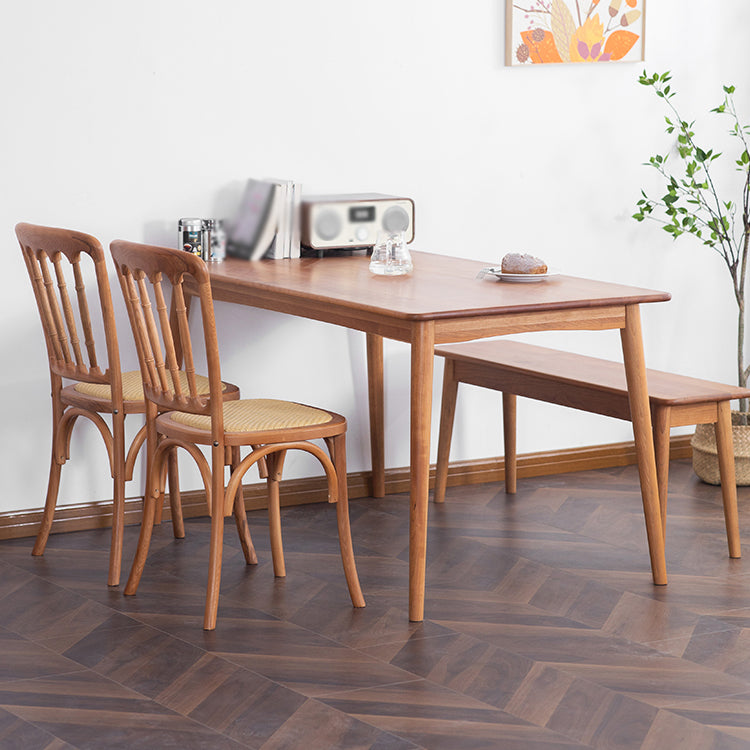 Wood Farmhouse Side Chair Slat Back Weathered Dining Side Chair for Restaurant Clearhalo ' kitchen&dining_furn' 'Dining Chairs' 'Dining Tables & Seating' 'dining_chair' 'furn' 'furn_dining_chair' 'Furniture' 'furniture_dining_chair' 'Kitchen & Dining Furniture' 'kitchen' 3671845