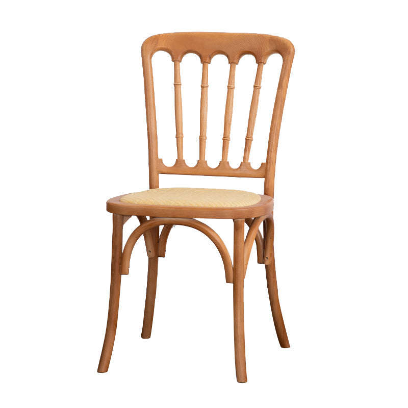 Wood Farmhouse Side Chair Slat Back Weathered Dining Side Chair for Restaurant Clearhalo ' kitchen&dining_furn' 'Dining Chairs' 'Dining Tables & Seating' 'dining_chair' 'furn' 'furn_dining_chair' 'Furniture' 'furniture_dining_chair' 'Kitchen & Dining Furniture' 'kitchen' 3671846