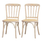Wood Farmhouse Side Chair Slat Back Weathered Dining Side Chair for Restaurant White 2 Piece Set Clearhalo ' kitchen&dining_furn' 'Dining Chairs' 'Dining Tables & Seating' 'dining_chair' 'furn' 'furn_dining_chair' 'Furniture' 'furniture_dining_chair' 'Kitchen & Dining Furniture' 'kitchen' 3671847