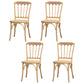 Wood Farmhouse Side Chair Slat Back Weathered Dining Side Chair for Restaurant Natural 4 Piece Set Clearhalo ' kitchen&dining_furn' 'Dining Chairs' 'Dining Tables & Seating' 'dining_chair' 'furn' 'furn_dining_chair' 'Furniture' 'furniture_dining_chair' 'Kitchen & Dining Furniture' 'kitchen' 3671860