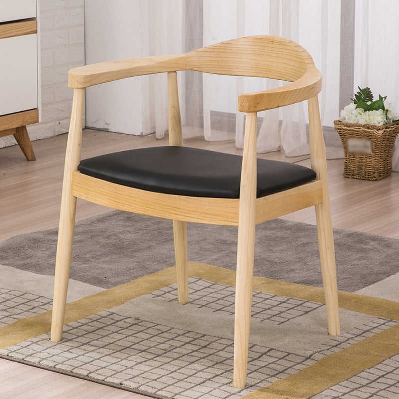 Scandinavian Style Wood Dining Chairs Open Back Dining Side Chair Home Side Chair Wood 1 Piece Clearhalo ' kitchen&dining_furn' 'Dining Chairs' 'Dining Tables & Seating' 'dining_chair' 'furn' 'furn_dining_chair' 'Furniture' 'furniture_dining_chair' 'Kitchen & Dining Furniture' 'kitchen' 3671868