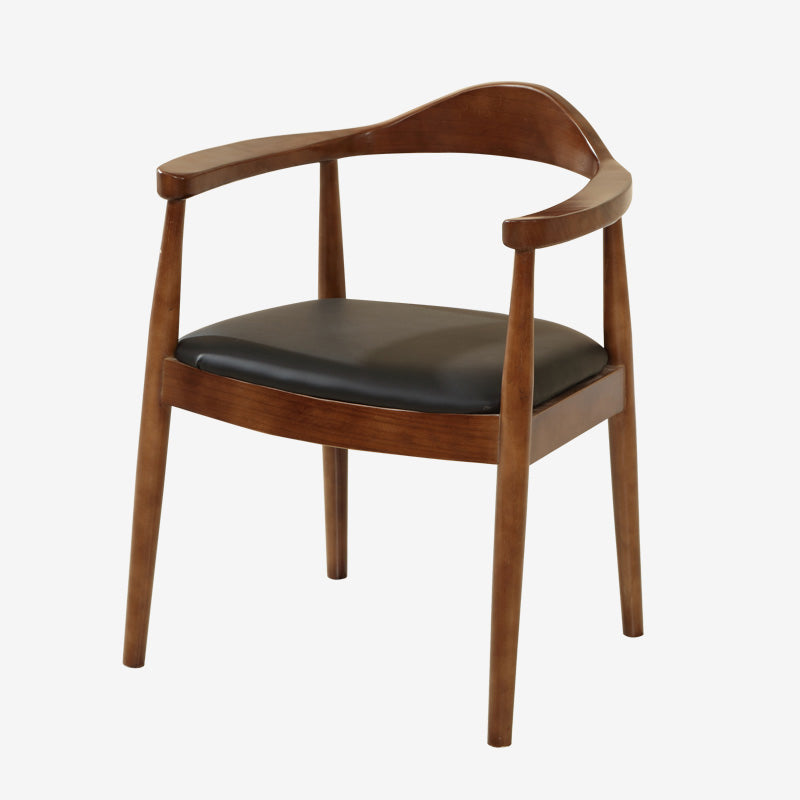 Scandinavian Style Wood Dining Chairs Open Back Dining Side Chair Home Side Chair Clearhalo ' kitchen&dining_furn' 'Dining Chairs' 'Dining Tables & Seating' 'dining_chair' 'furn' 'furn_dining_chair' 'Furniture' 'furniture_dining_chair' 'Kitchen & Dining Furniture' 'kitchen' 3671869