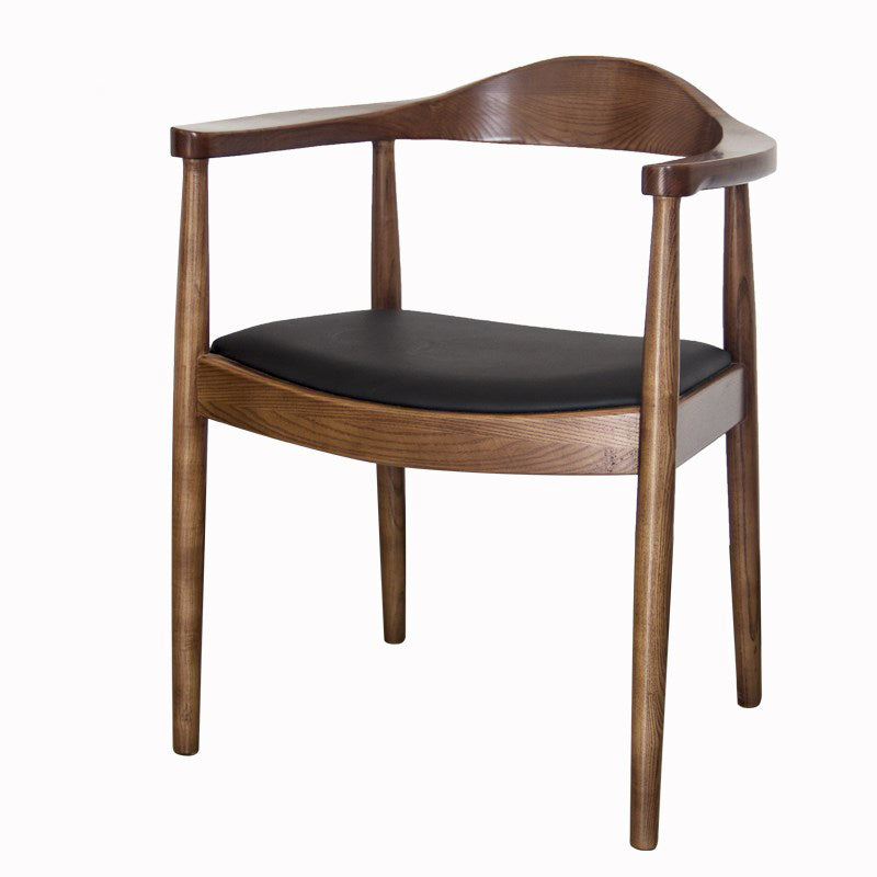 Scandinavian Style Wood Dining Chairs Open Back Dining Side Chair Home Side Chair Light Brown 1 Piece Clearhalo ' kitchen&dining_furn' 'Dining Chairs' 'Dining Tables & Seating' 'dining_chair' 'furn' 'furn_dining_chair' 'Furniture' 'furniture_dining_chair' 'Kitchen & Dining Furniture' 'kitchen' 3671873