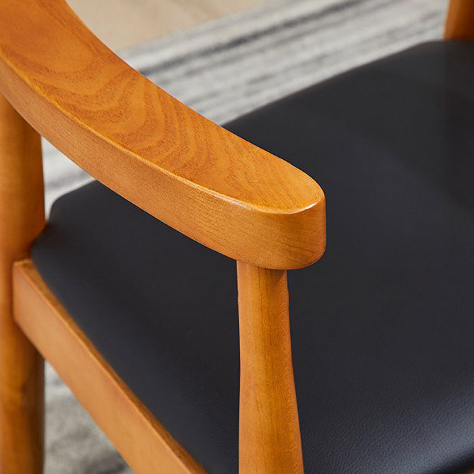 Scandinavian Style Wood Dining Chairs Open Back Dining Side Chair Home Side Chair Clearhalo ' kitchen&dining_furn' 'Dining Chairs' 'Dining Tables & Seating' 'dining_chair' 'furn' 'furn_dining_chair' 'Furniture' 'furniture_dining_chair' 'Kitchen & Dining Furniture' 'kitchen' 3671874