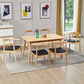 Scandinavian Style Wood Dining Chairs Open Back Dining Side Chair Home Side Chair Clearhalo ' kitchen&dining_furn' 'Dining Chairs' 'Dining Tables & Seating' 'dining_chair' 'furn' 'furn_dining_chair' 'Furniture' 'furniture_dining_chair' 'Kitchen & Dining Furniture' 'kitchen' 3671885