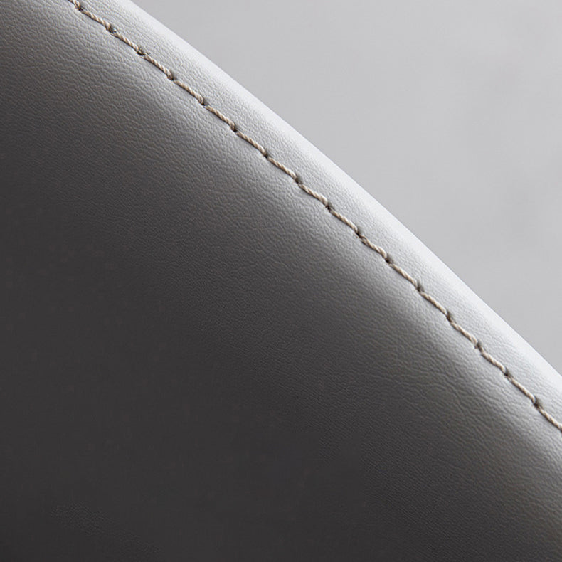 Contemporary Style Leather Chair Arm Parsons Chair with Wooden Legs for Kitchen Clearhalo ' kitchen&dining_furn' 'Dining Chairs' 'Dining Tables & Seating' 'dining_chair' 'furn' 'furn_dining_chair' 'Furniture' 'furniture_dining_chair' 'Kitchen & Dining Furniture' 'kitchen' 3671904