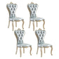 European style Birch Leather Side chair Light color Parsons Dining Chair Light Gray 4 Piece Set Clearhalo ' kitchen&dining_furn' 'Dining Chairs' 'Dining Tables & Seating' 'dining_chair' 'furn' 'furn_dining_chair' 'Furniture' 'furniture_dining_chair' 'Kitchen & Dining Furniture' 'kitchen' 3671919