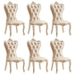 European style Birch Leather Side chair Light color Parsons Dining Chair Pink 6 Piece Set Clearhalo ' kitchen&dining_furn' 'Dining Chairs' 'Dining Tables & Seating' 'dining_chair' 'furn' 'furn_dining_chair' 'Furniture' 'furniture_dining_chair' 'Kitchen & Dining Furniture' 'kitchen' 3671932