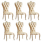 European style Birch Leather Side chair Light color Parsons Dining Chair Yellow 6 Piece Set Clearhalo ' kitchen&dining_furn' 'Dining Chairs' 'Dining Tables & Seating' 'dining_chair' 'furn' 'furn_dining_chair' 'Furniture' 'furniture_dining_chair' 'Kitchen & Dining Furniture' 'kitchen' 3671935