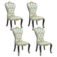 European style Birch Leather Side chair Light color Parsons Dining Chair Black-Gold 4 Piece Set Clearhalo ' kitchen&dining_furn' 'Dining Chairs' 'Dining Tables & Seating' 'dining_chair' 'furn' 'furn_dining_chair' 'Furniture' 'furniture_dining_chair' 'Kitchen & Dining Furniture' 'kitchen' 3671943