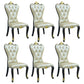 European style Birch Leather Side chair Light color Parsons Dining Chair Black-Gold 6 Piece Set Clearhalo ' kitchen&dining_furn' 'Dining Chairs' 'Dining Tables & Seating' 'dining_chair' 'furn' 'furn_dining_chair' 'Furniture' 'furniture_dining_chair' 'Kitchen & Dining Furniture' 'kitchen' 3671944