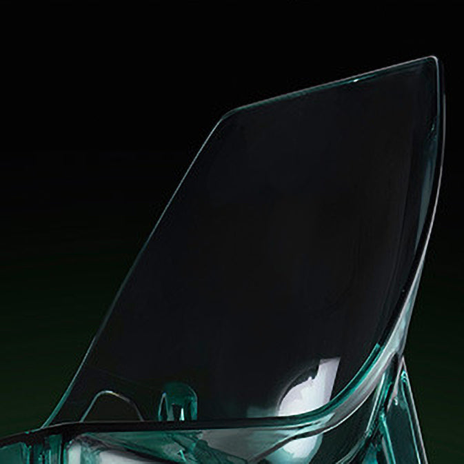 Glam Style Plastic Kitchen Dining Room Chair Set Solid Back Side Chairs Clearhalo ' kitchen&dining_furn' 'Dining Chairs' 'Dining Tables & Seating' 'dining_chair' 'furn' 'furn_dining_chair' 'Furniture' 'furniture_dining_chair' 'Kitchen & Dining Furniture' 'kitchen' 3671958