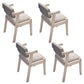 Contemporary Wood Side Chair Open Back Dining Side Arm Chair for Home Use White 4 Piece Set Clearhalo ' kitchen&dining_furn' 'Dining Chairs' 'Dining Tables & Seating' 'dining_chair' 'furn' 'furn_dining_chair' 'Furniture' 'furniture_dining_chair' 'Kitchen & Dining Furniture' 'kitchen' 3671978