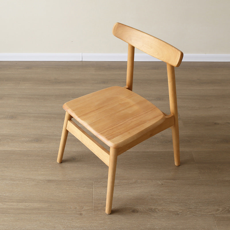 Modern Style Solid Wood Chairs Kitchen Dining Open Back Side Chair Set Wood Wood 1 Piece Clearhalo ' kitchen&dining_furn' 'Dining Chairs' 'Dining Tables & Seating' 'dining_chair' 'furn' 'furn_dining_chair' 'Furniture' 'furniture_dining_chair' 'Kitchen & Dining Furniture' 'kitchen' 3672010