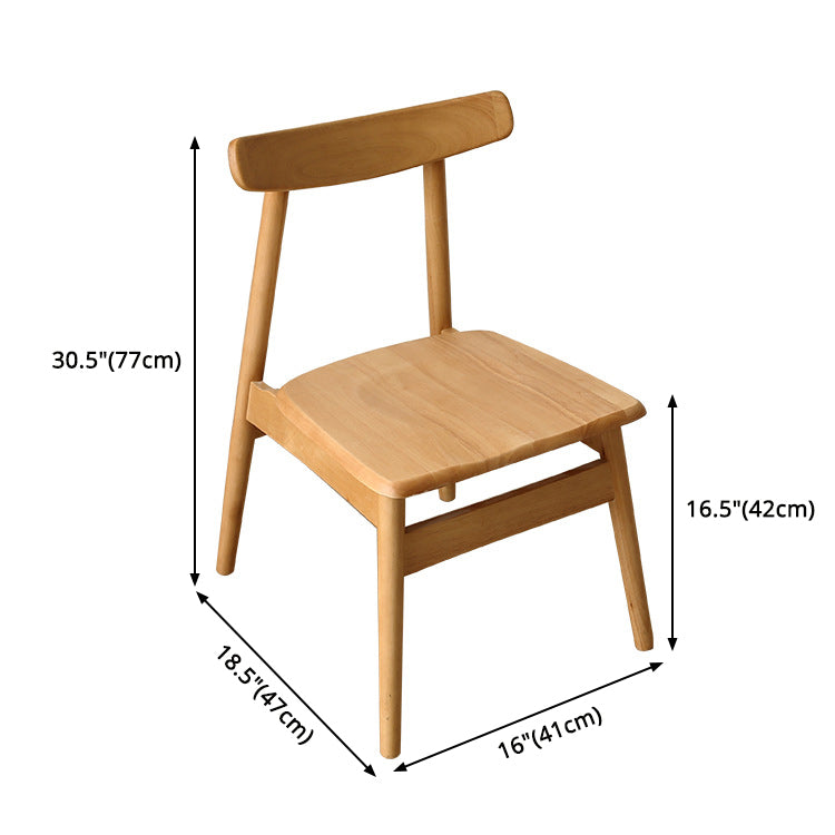 Modern Style Solid Wood Chairs Kitchen Dining Open Back Side Chair Set Clearhalo ' kitchen&dining_furn' 'Dining Chairs' 'Dining Tables & Seating' 'dining_chair' 'furn' 'furn_dining_chair' 'Furniture' 'furniture_dining_chair' 'Kitchen & Dining Furniture' 'kitchen' 3672014