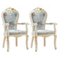 European Style Birch Leather Arm Chair Light Color Solid Back Dining Chair with White Legs Lake Blue 2 Piece Set Clearhalo ' kitchen&dining_furn' 'Dining Chairs' 'Dining Tables & Seating' 'dining_chair' 'furn' 'furn_dining_chair' 'Furniture' 'furniture_dining_chair' 'Kitchen & Dining Furniture' 'kitchen' 3672068