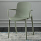 Scandinavian Plastic Dining Arm Chair Solid Back Kitchen Dining Armchair Green 1 Piece Clearhalo ' kitchen&dining_furn' 'Dining Chairs' 'Dining Tables & Seating' 'dining_chair' 'furn' 'furn_dining_chair' 'Furniture' 'furniture_dining_chair' 'Kitchen & Dining Furniture' 'kitchen' 3672136