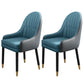 Leather Contemporary Home Side Chair Parsons Chair of 21'' Wide Chairs Gray-Blue 2 Piece Set Clearhalo ' kitchen&dining_furn' 'Dining Chairs' 'Dining Tables & Seating' 'dining_chair' 'furn' 'furn_dining_chair' 'Furniture' 'furniture_dining_chair' 'Kitchen & Dining Furniture' 'kitchen' 3672154