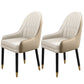 Leather Contemporary Home Side Chair Parsons Chair of 21'' Wide Chairs Yellow White 2 Piece Set Clearhalo ' kitchen&dining_furn' 'Dining Chairs' 'Dining Tables & Seating' 'dining_chair' 'furn' 'furn_dining_chair' 'Furniture' 'furniture_dining_chair' 'Kitchen & Dining Furniture' 'kitchen' 3672160