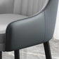 Leather Contemporary Home Side Chair Parsons Chair of 21'' Wide Chairs Clearhalo ' kitchen&dining_furn' 'Dining Chairs' 'Dining Tables & Seating' 'dining_chair' 'furn' 'furn_dining_chair' 'Furniture' 'furniture_dining_chair' 'Kitchen & Dining Furniture' 'kitchen' 3672161