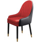 Leather Contemporary Home Side Chair Parsons Chair of 21'' Wide Chairs Red 1 Piece Clearhalo ' kitchen&dining_furn' 'Dining Chairs' 'Dining Tables & Seating' 'dining_chair' 'furn' 'furn_dining_chair' 'Furniture' 'furniture_dining_chair' 'Kitchen & Dining Furniture' 'kitchen' 3672172