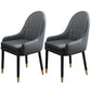 Leather Contemporary Home Side Chair Parsons Chair of 21'' Wide Chairs Grey 2 Piece Set Clearhalo ' kitchen&dining_furn' 'Dining Chairs' 'Dining Tables & Seating' 'dining_chair' 'furn' 'furn_dining_chair' 'Furniture' 'furniture_dining_chair' 'Kitchen & Dining Furniture' 'kitchen' 3672182