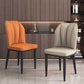 Modern Indoor Leather Parsons Chair 36"H Armless Dining Chair for Restaurant Clearhalo ' kitchen&dining_furn' 'Dining Chairs' 'Dining Tables & Seating' 'dining_chair' 'furn' 'furn_dining_chair' 'Furniture' 'furniture_dining_chair' 'Kitchen & Dining Furniture' 'kitchen' 3672225