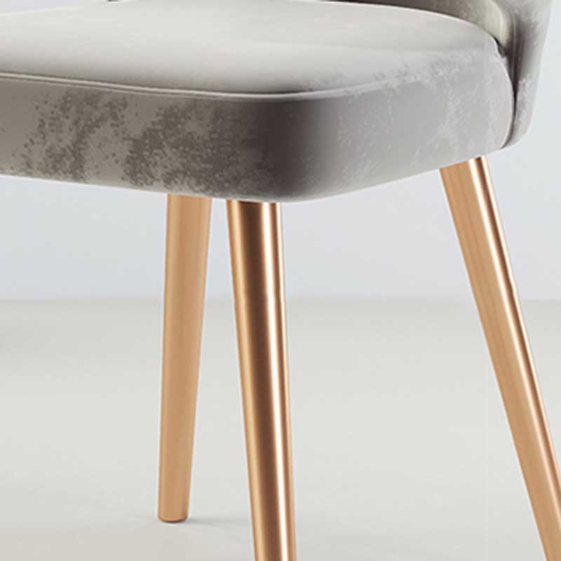 Modern Indoor-Outdoor Chair Metal Dining Wingback Armless Chair for Kitchen Clearhalo ' kitchen&dining_furn' 'Dining Chairs' 'Dining Tables & Seating' 'dining_chair' 'furn' 'furn_dining_chair' 'Furniture' 'furniture_dining_chair' 'Kitchen & Dining Furniture' 'kitchen' 3672283