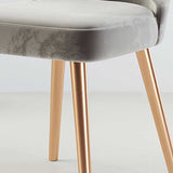 Modern Indoor-Outdoor Chair Metal Dining Wingback Armless Chair for Kitchen Clearhalo ' kitchen&dining_furn' 'Dining Chairs' 'Dining Tables & Seating' 'dining_chair' 'furn' 'furn_dining_chair' 'Furniture' 'furniture_dining_chair' 'Kitchen & Dining Furniture' 'kitchen' 3672283