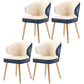 Modern Indoor-Outdoor Chair Metal Dining Wingback Armless Chair for Kitchen Dark Blue-White 4 Piece Set Brass Gold Clearhalo ' kitchen&dining_furn' 'Dining Chairs' 'Dining Tables & Seating' 'dining_chair' 'furn' 'furn_dining_chair' 'Furniture' 'furniture_dining_chair' 'Kitchen & Dining Furniture' 'kitchen' 3672312